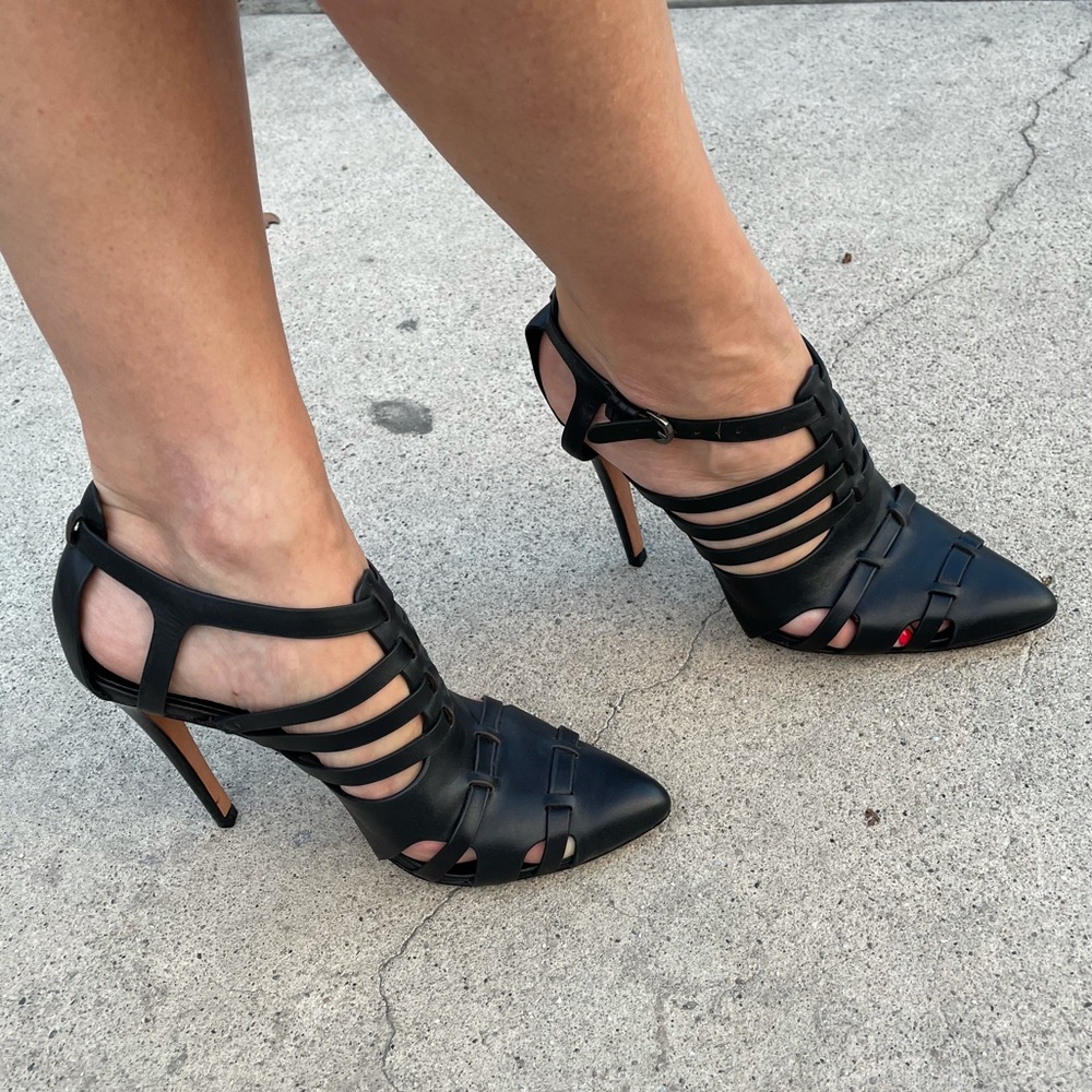 Rebecca Minkoff RANDI caged leather sandals NWT